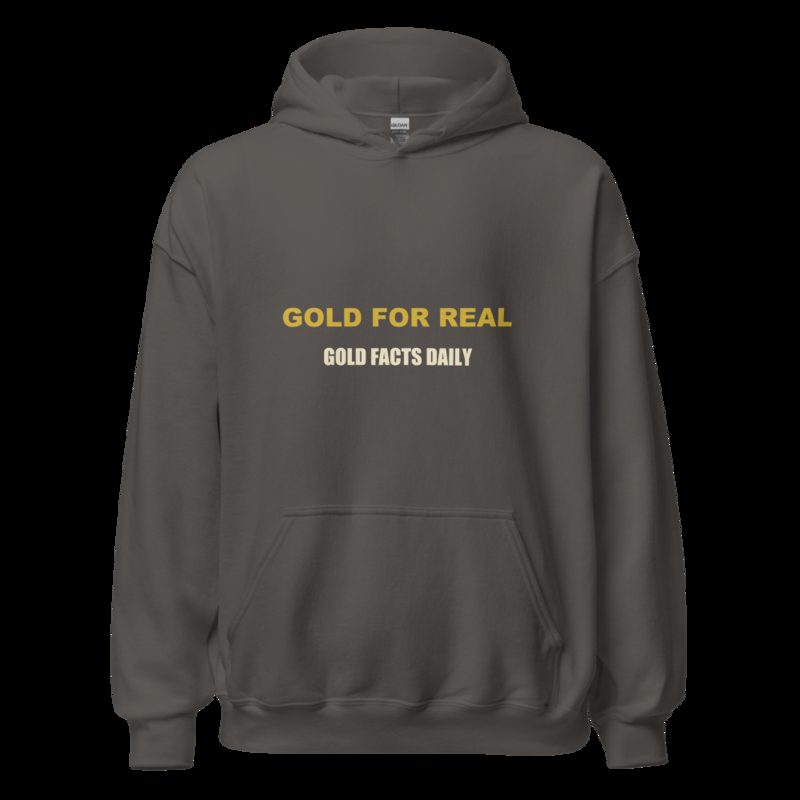 Gold For Real Gold Facts Hoodie Charcoal